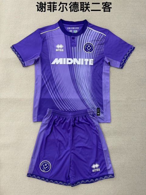 25-26 Sheffield United 2 away kids+adult set