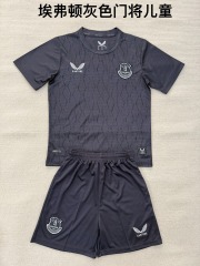 25-26 Everton Grey Goalkeeper Kids+Adult Set