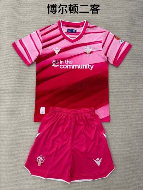25-26 Bolton 2 away kids+adult set