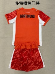 25-26 Dortmund Orange Goalkeeper Kids+Adult Set