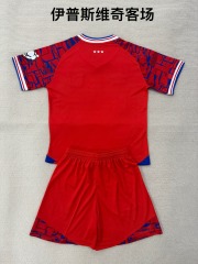 25-26 Ipswich away kids+adult set