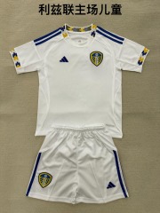 25-26 Leeds United home kids+adult set