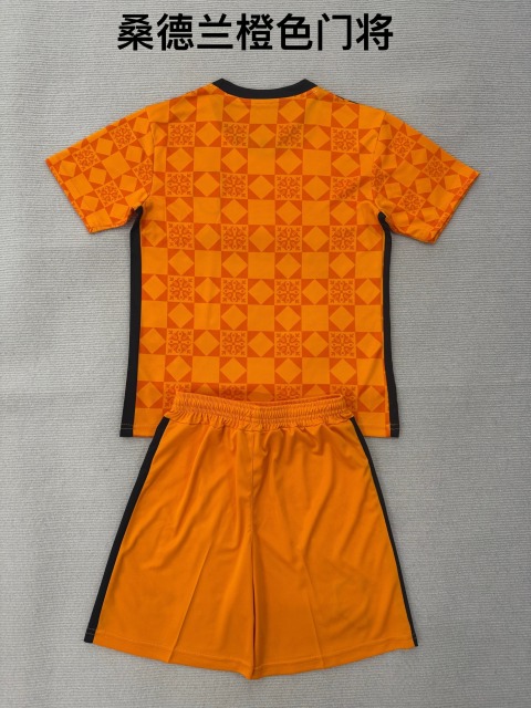 25-26 Sunderland Orange Goalkeeper Kids+Adult Set
