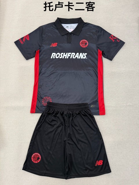25-26 Toluca 2 away kids+adult set