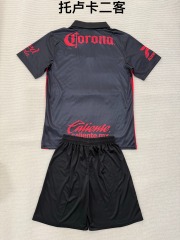 25-26 Toluca 2 away kids+adult set