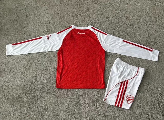 25-26 Arsenal home long sleeved kids