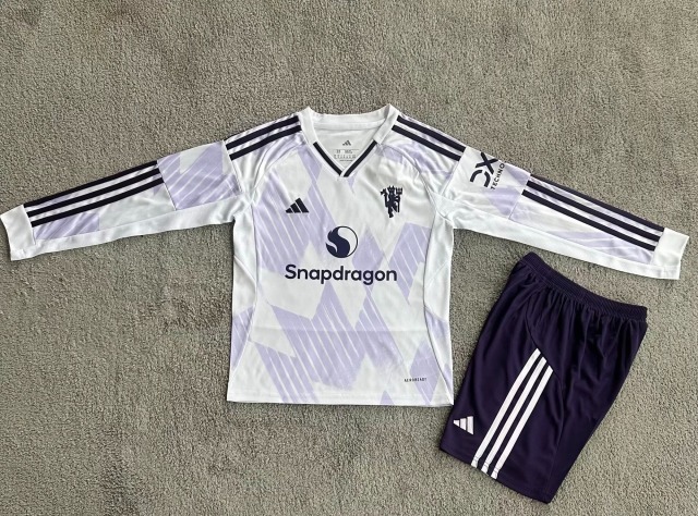 25-26 Manchester United away long sleeved kids
