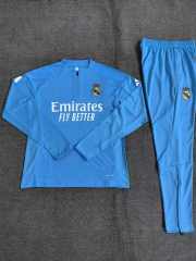 25-26 Real Madrid Light Blue [Player Version] AD with left and right cuffs for kids and adult training uniform