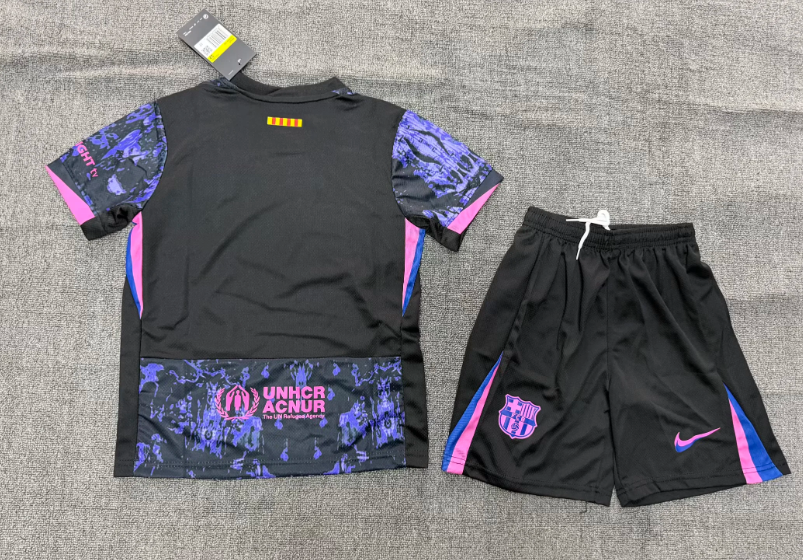 25-26 Barcelona Purple Black Kids