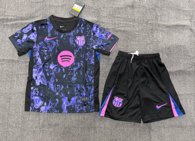 25-26 Barcelona Purple Black Kids