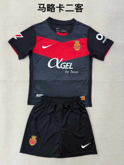 25-26 Mallorca 2 away kids+adult set