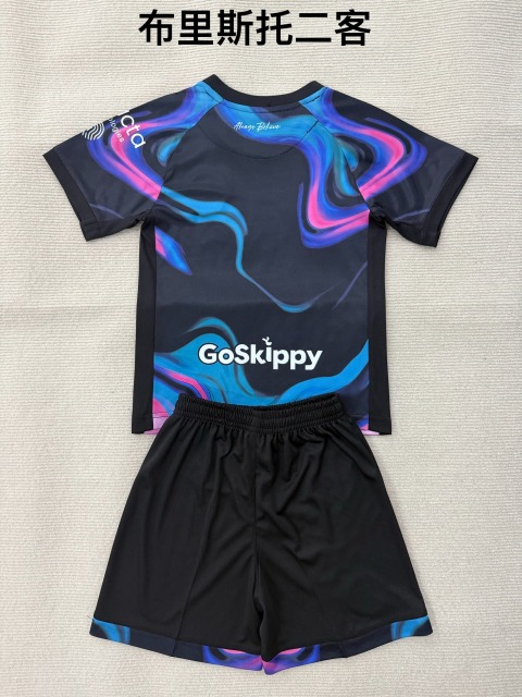 25-26 Bristol 2 away kids+adult set