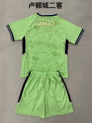 25-26 Luton City 2 away kids+adult set