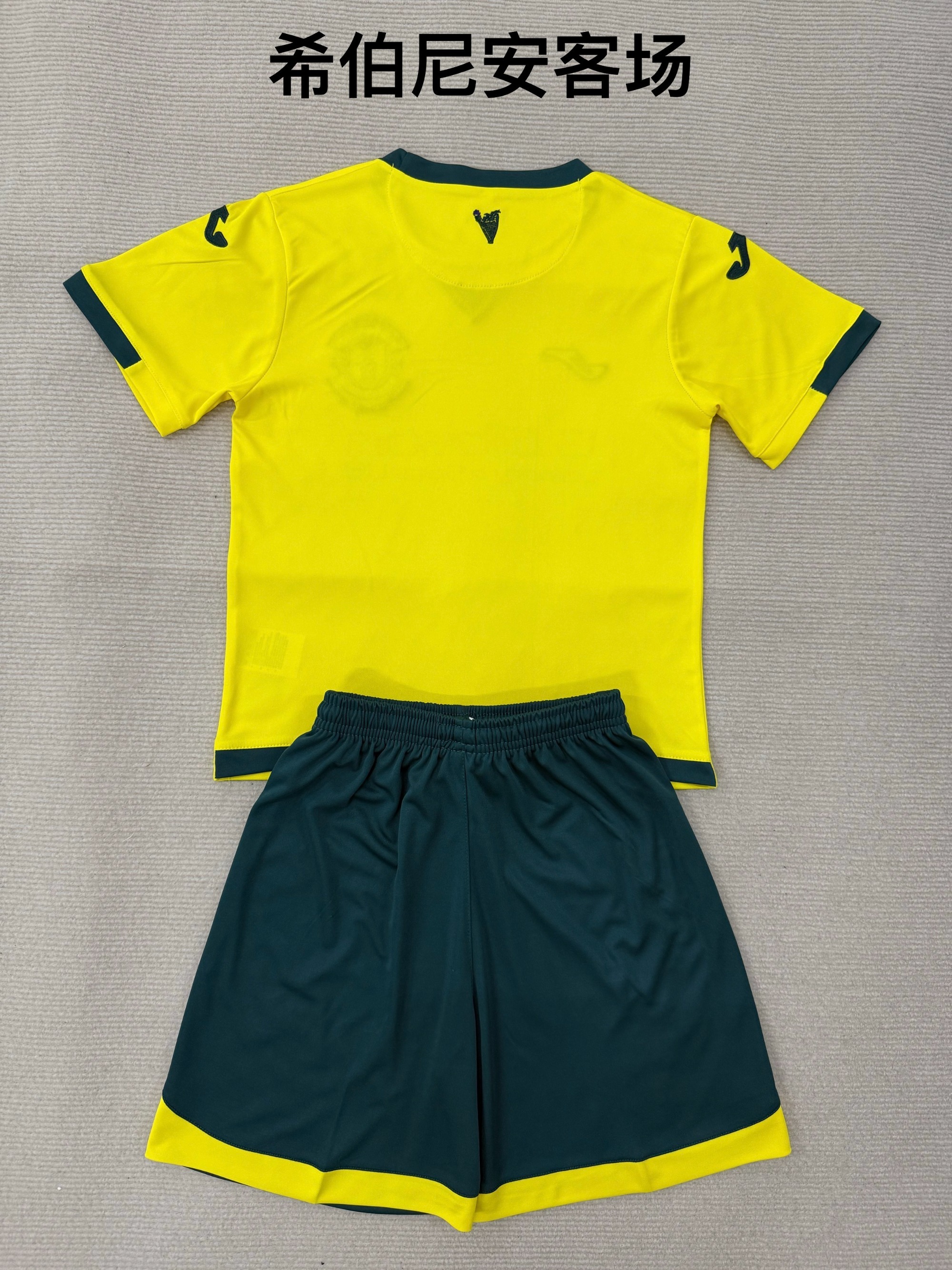 25-26 Hibernian away kids+adult set