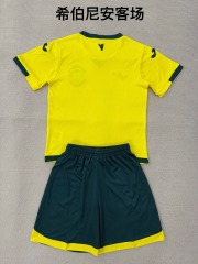 25-26 Hibernian away kids+adult set