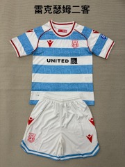 25-26 Wrexham 2 away kids+adult set