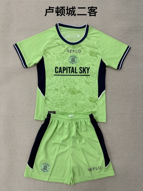 25-26 Luton City 2 away kids+adult set