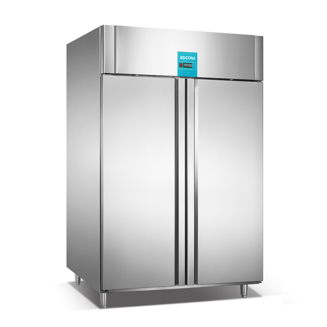 Commercial Stainless Steel Kitchen Refrigerator with Adjustable Shelves