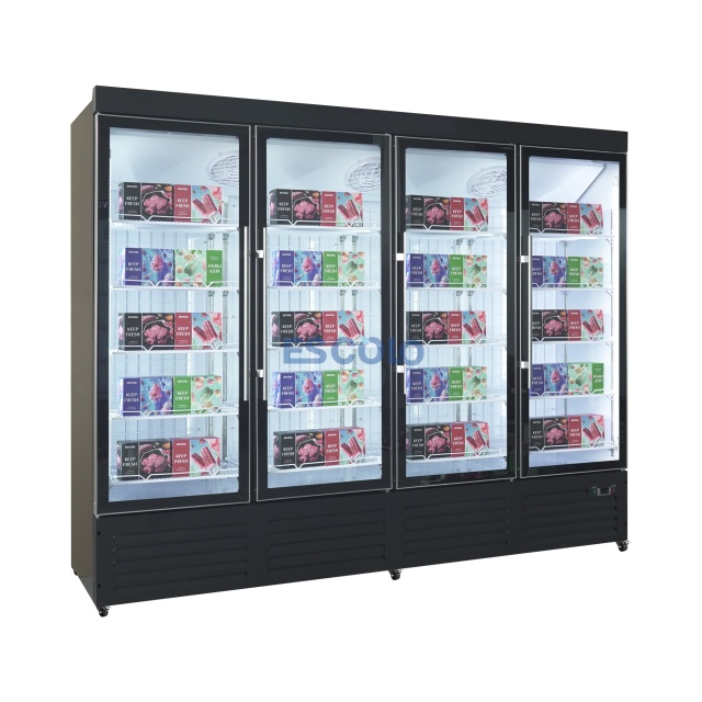 Four-Door Bottom-Mounted Freezer – 2000L High-Capacity Commercial Freezing