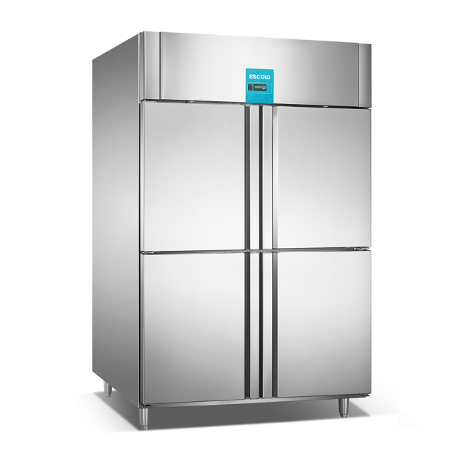 Commercial Stainless Steel Kitchen Refrigerator with Adjustable Shelves