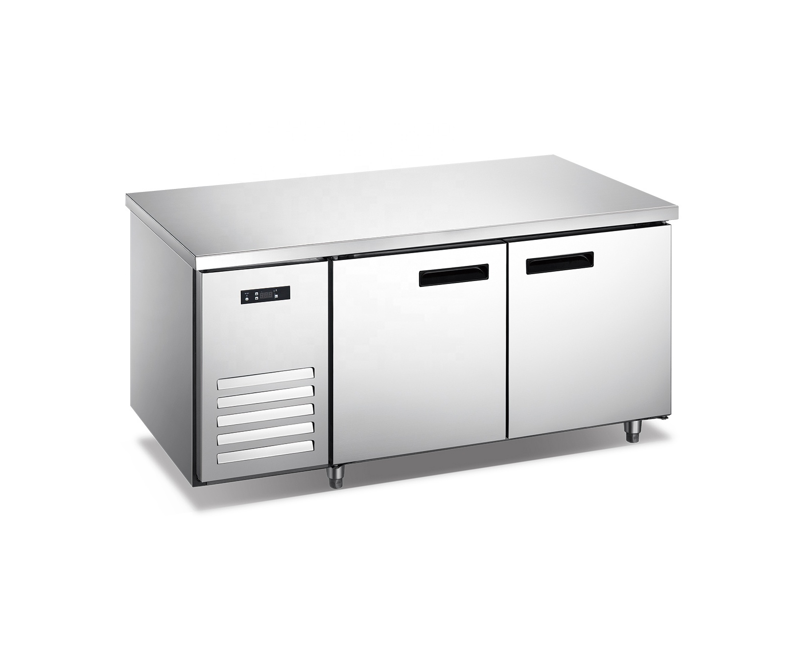 Commercial Stainless Steel Kitchen Under Counter Cooler and Freezer For Food Storage