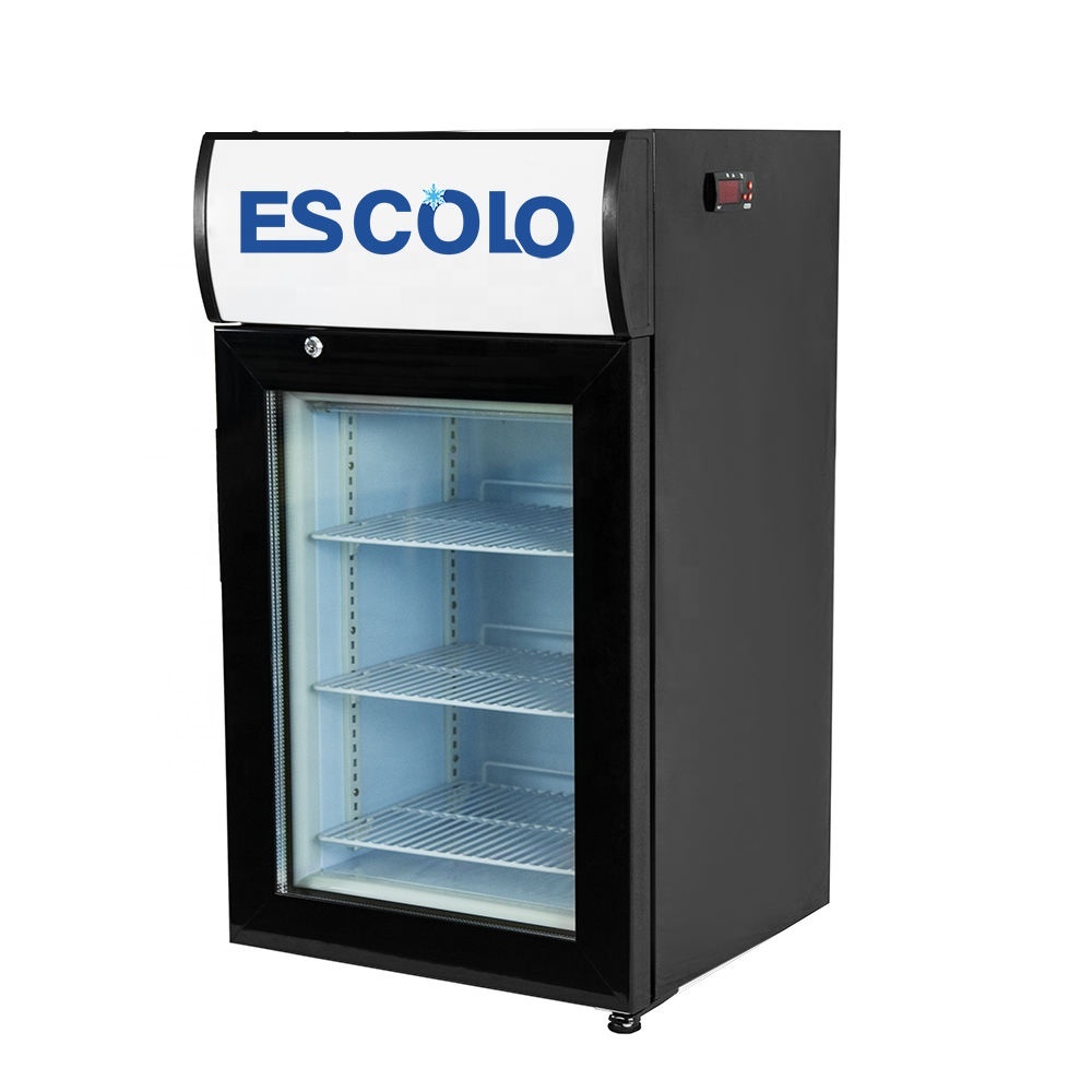 Commercial Back Bar Cooler with Top Canopy