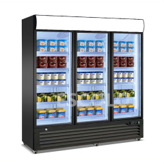 Triple Temper Glass Door Lightbox Freezer – High-Capacity Freezing & Premium Display Impact