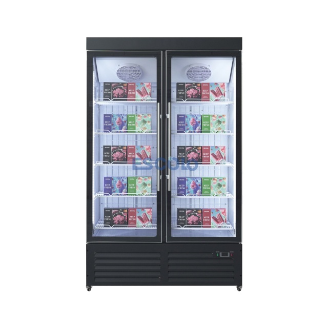 Double Door Bottom-Mounted Freezer – 1200L High-Capacity Commercial Freezing