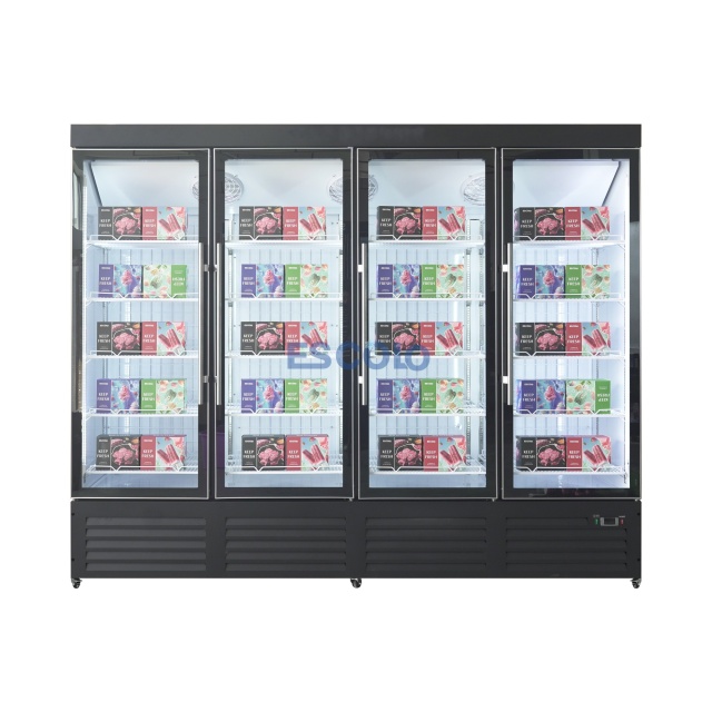 Four-Door Bottom-Mounted Freezer – 2000L High-Capacity Commercial Freezing
