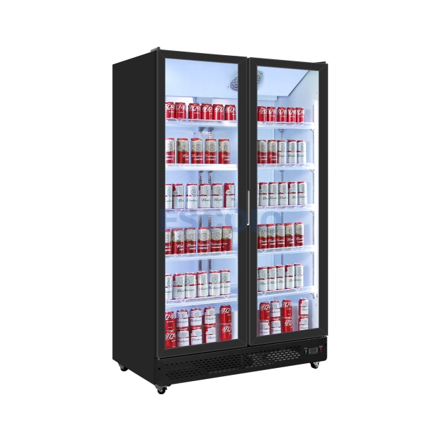 ALG1100-2M-TJ Double Door Display Refrigerator for Supermarkets & High Visibility Merchandising
