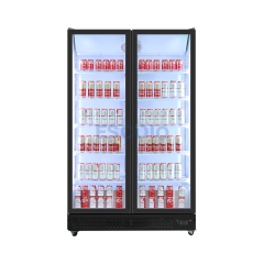 ALG1100-2M-TJ Double Door Display Refrigerator for Supermarkets & High Visibility Merchandising