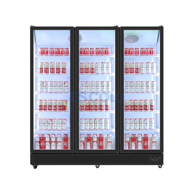 ALG1680-3M-TJ Large Triple Door Commercial Chiller for High-Traffic Retail & Bulk Display
