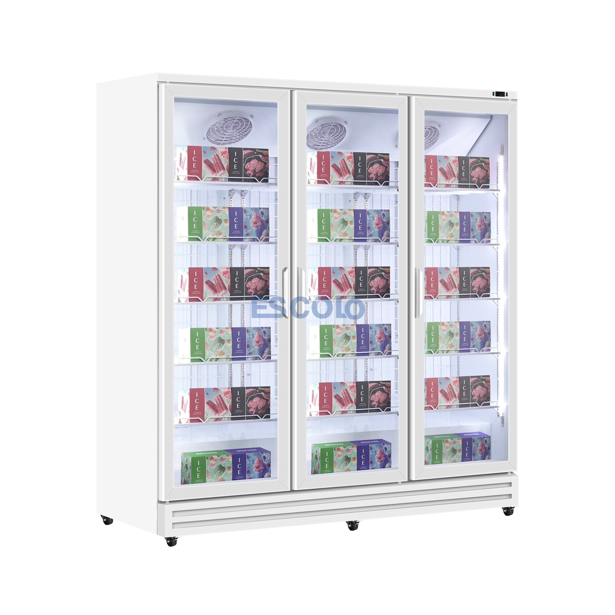 1600L Triple Door Large-Capacity Freezer — Designed for Hypermarkets, Frozen Food Chains & Heavy-Duty Commercial Applications