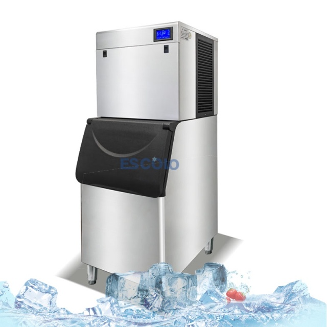 ESK High-Capacity Ice Cube Maker Series — 130KG to 1500KG/24H Production | Industrial-Grade Ice Machines with Large Storage Bins