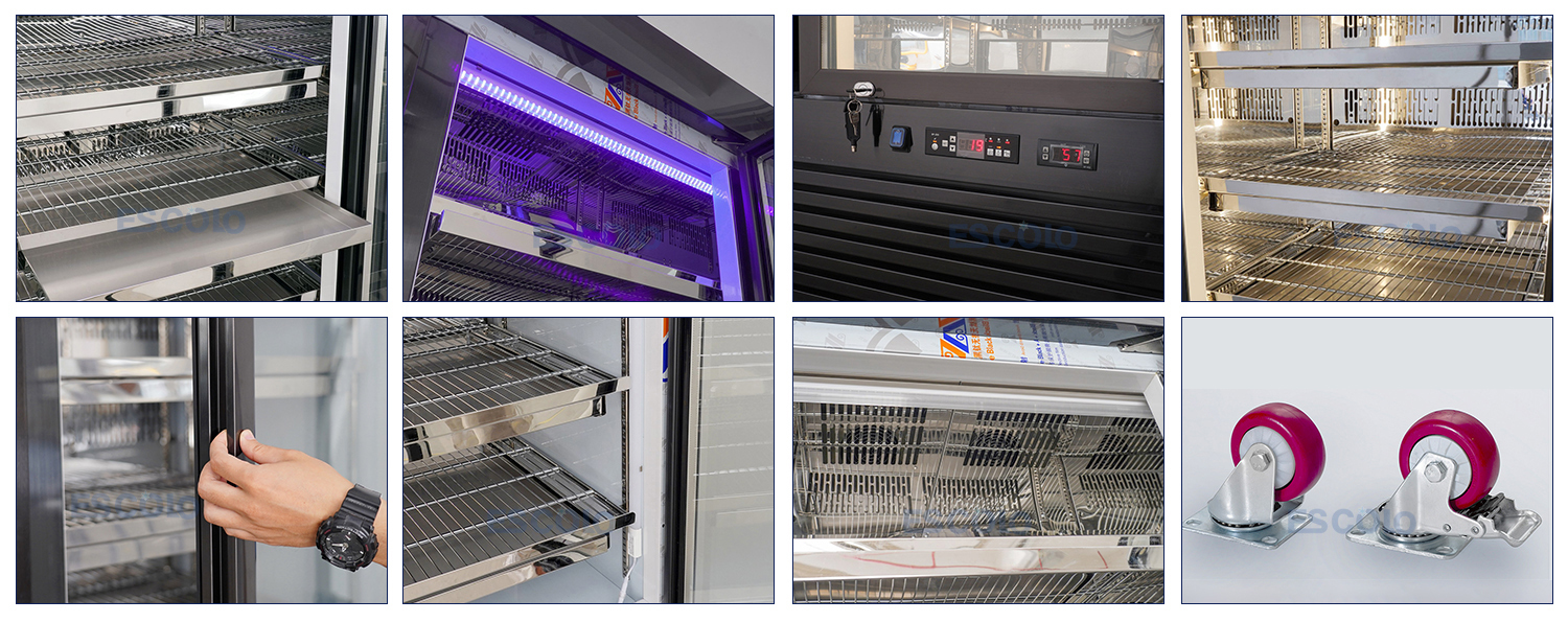 Commercial Stainless Steel Beef Dry Fridge with Top Compressor Mounted