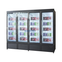 Four-Door Bottom-Mounted Freezer – 2000L High-Capacity Commercial Freezing