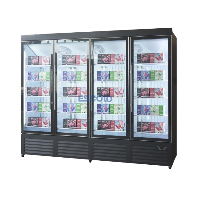 Four-Door Bottom-Mounted Freezer – 2000L High-Capacity Commercial Freezing