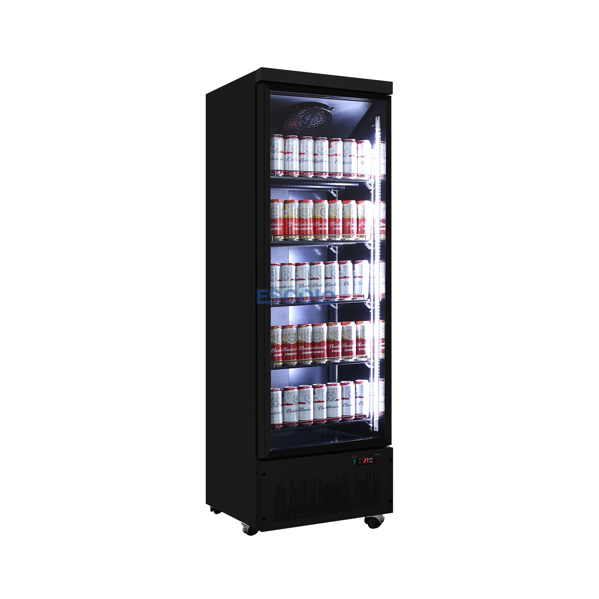 Single Door Beverage Cooler | Bottom Mounted Compressor | For Supermarket and Convenience store Use