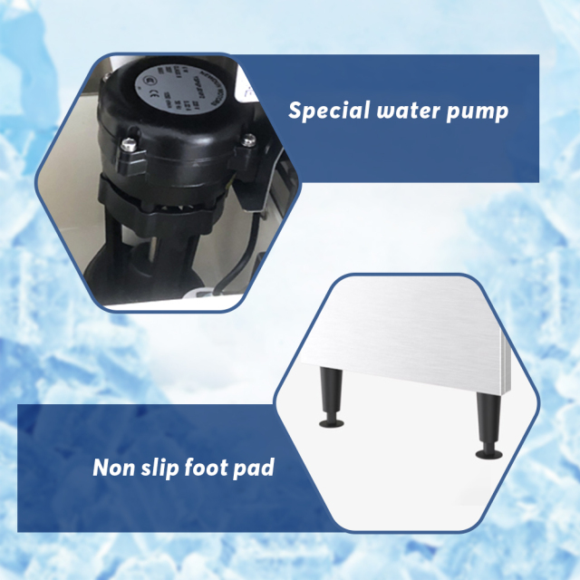 ESK High-Capacity Ice Cube Maker Series — 130KG to 1500KG/24H Production | Industrial-Grade Ice Machines with Large Storage Bins