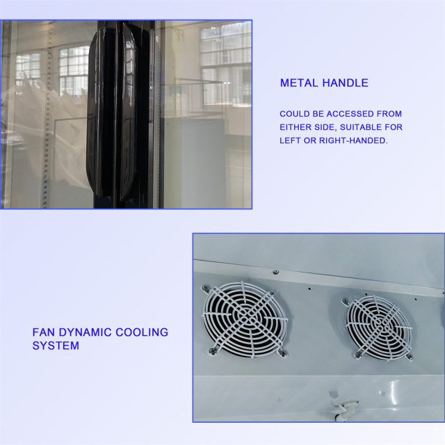 Single Glass Door Commercial Beverage Display Cooler