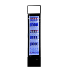 Beverage Slim Display Cooler with Canopy