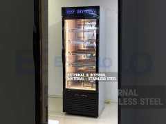 Stainless Steel Beef Dry Refrigerator with Stainless Steel Shelves and LED Light