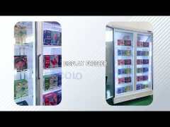 2000L Four Glass Door Large-Capacity Aluminum-Frame Cooler