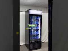 Single Glass Door Commercial Beverage Display Cooler