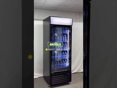 Single Glass Door Commercial Beverage Display Cooler