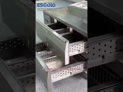 Commercial #201 Stainless Steel Material Pizza Counter Cooler for Pizza Storage