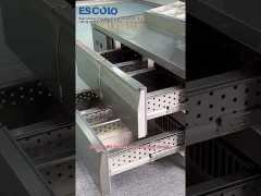 Commercial #201 Stainless Steel Material Pizza Counter Cooler for Pizza Storage