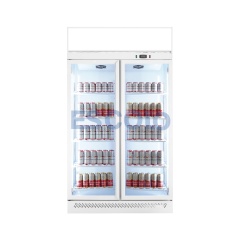 Commercial Sliding Glass Door Display Fridge for Retail and Supermarkets Beverage Showcase