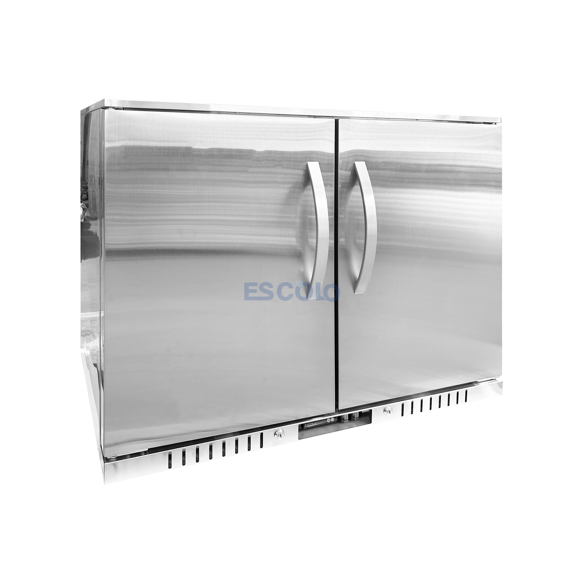 Stainless Steel Material Back Bar Cooler with Stainless Adjustable Shelves
