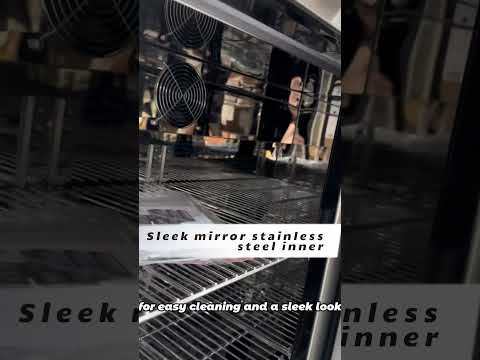 Stainless Steel Material Back Bar Cooler with Stainless Adjustable Shelves